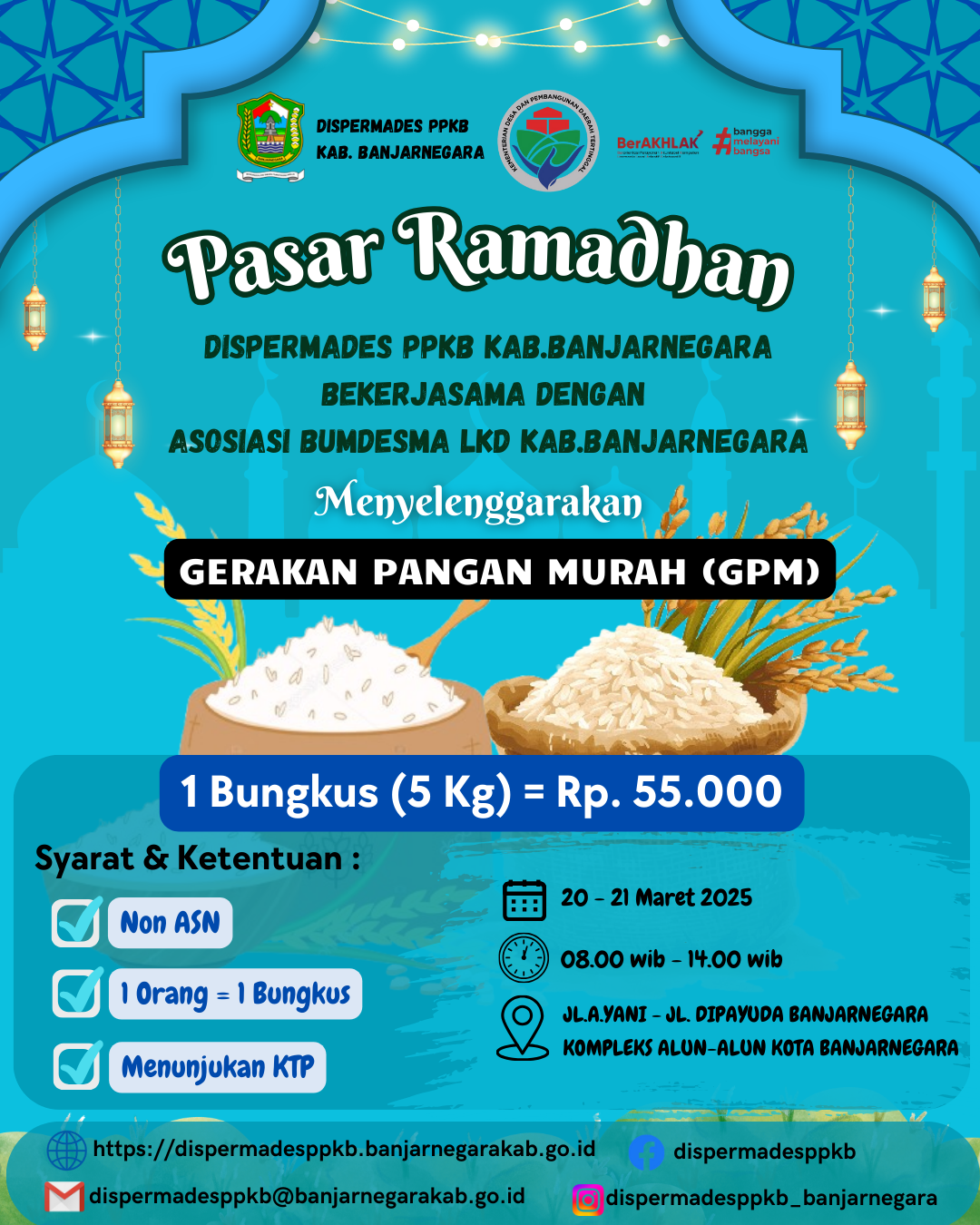 PASAR RAMADHAN: GERAKAN PANGAN MURAH (GPM) UNTUK MASYARAKAT BANJARNEGARA