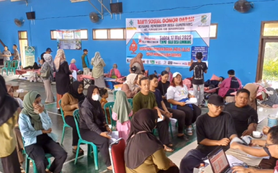 Sinergi TNI dan Masyarakat dalam Donor Darah TMMD Sengkuyung Tahap II TA 2025 di Kecamatan Purwanegara